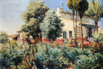 曼紐爾 加西亞 羅德裡格斯 A Mediterranean Village 曼紐爾 加西亞 羅德裡格斯 A Mediterranean Village